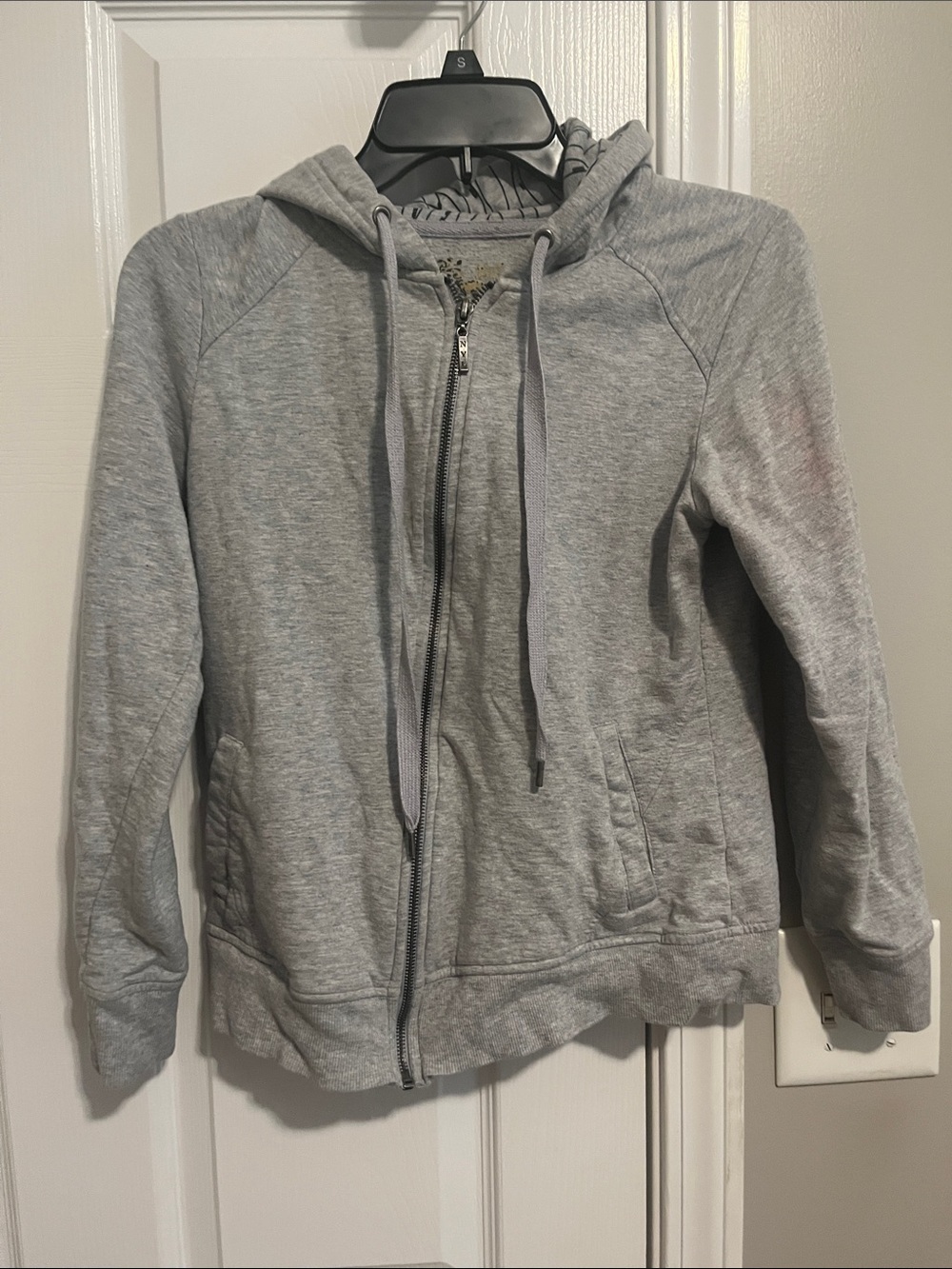 Gray Zip-up Hoodie